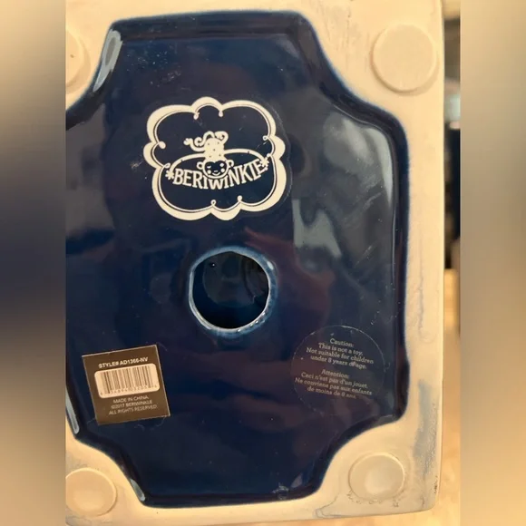 Navy Blue Whale Bookends - Picture 8 of 11